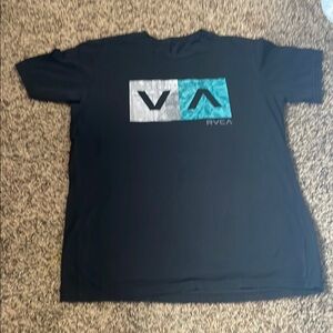 RVCA Black Short Sleeve Graphic Tee